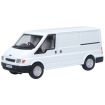 Oxford Diecast 1/76 Scale Ford Transit Mk4 White Die Cast Model 