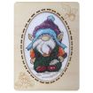 Orchidea Gonk 4 With Frame Counted Cross Stitch Kit