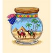 Orchidea Pyramids Vacation Memories Counted Cross Stitch Kit