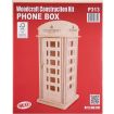 Quay Phone Box Wooden Model Kit