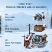 Pantasy Mountain Summit Ski Cabin Model Kit