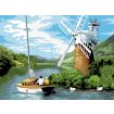 Painting By Numbers Windmill On The River