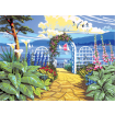 Painting By Numbers Garden Overlooking The Sea