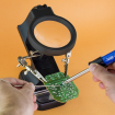 Helping Hands & LED Magnifier Workstation