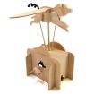Pathfinders Build Your Own Flying Pig Automata Wooden Kit