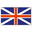 GB Historical Union Jack 1707 - 1801 Flag - 150mm