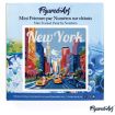 Figured'Art New York Framed Canvas Painting By Numbers Kit