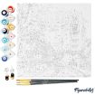 Figured'Art London Framed Canvas Painting By Numbers Kit