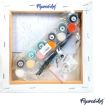 Figured'Art Barcelona Framed Canvas Painting By Numbers Kit