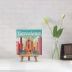 Figured'Art Barcelona Framed Canvas Painting By Numbers Kit