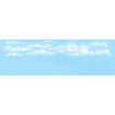 Peco Sky with Cumulus Cloud Backscene