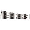 Peco SL-E91 Turnout, Small Radius, Right Hand OO Gauge