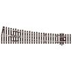 Peco SL-E95 Turnout, Medium Radius, Right Hand OO Gauge