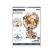 ROKR Luminous Globe Wooden Model Kit