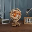 ROKR Luminous Globe Wooden Model Kit
