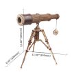 ROKR Monocular Telescope Wooden Model Kit