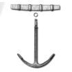Stock Anchor Metal and Wood