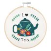 Trimits I Love Tea Embroidery Hoop Kit