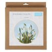 Trimits Snowdrops Embroidery Hoop Kit