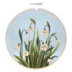Trimits Snowdrops Embroidery Hoop Kit