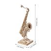 Rolife Saxophone Wooden Model Kit