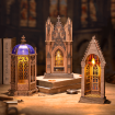 Rolife Twin-Tower Cathedral Wooden Model Kit