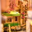 Rolife Sakura Densya 3D Wooden DIY Miniature House Book Nook