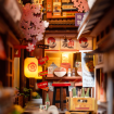Rolife Wine Alley 3D Wooden DIY Miniature House Book Nook