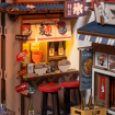 Rolife Wine Alley 3D Wooden DIY Miniature House Book Nook
