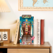 Rolife Street Scene 3D Wooden DIY Miniature House Book Nook