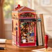Rolife Wisdom Stationery Shop 3D Wooden DIY Miniature House Book Nook