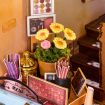 Rolife Wisdom Stationery Shop 3D Wooden DIY Miniature House Book Nook