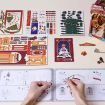 Rolife Christmas Street 3D Wooden DIY Miniature House Book Nook