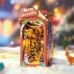 Rolife Christmas Street 3D Wooden DIY Miniature House Book Nook
