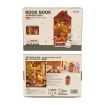 Rolife Christmas Indoor Scene 3D Wooden DIY Miniature House Book Nook
