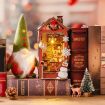 Rolife Christmas Indoor Scene 3D Wooden DIY Miniature House Book Nook