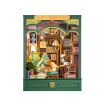 Rolife Quiet Corner Study 3D Wooden DIY Miniature House Book Nook