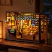 Rolife Nostalgic Corner Shop 3D Wooden DIY Miniature House Book Nook
