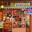 Rolife Nostalgic Corner Shop 3D Wooden DIY Miniature House Book Nook