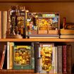 Rolife Nostalgic Corner Shop 3D Wooden DIY Miniature House Book Nook