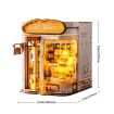 Rolife Fluffy Bakery 3D Wooden DIY Miniature House Book Nook