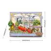 Rowood Red Boats Wall Art Wooden Model Kit