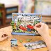 Rowood Red Boats Wall Art Wooden Model Kit