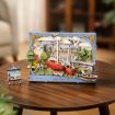 Rowood Red Boats Wall Art Wooden Model Kit