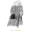 Metal Earth Game of Thrones Iron Throne 3D Metal Model Kit