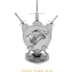 Metal Earth Game of Thrones House Stark Sigil 3D Metal Model Kit