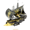 Metal Earth Game of Thrones Greyjoy Ship Silience 3D Metal Model Kit
