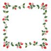 Trimits Strawberries Tablecloth Embroidery Kit
