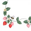 Trimits Strawberries Tablecloth Embroidery Kit