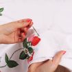 Trimits Strawberries Tablecloth Embroidery Kit